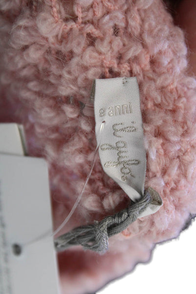 Il Gufo Girls Long Sleeve Long Cardigan Pink Size 8