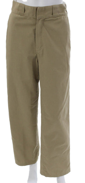Re/Done Women Khakis Beige Polyester Zip Fly Size 25