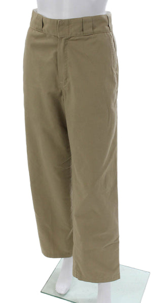 Re/Done Women Khakis Beige Polyester Zip Fly Size 25