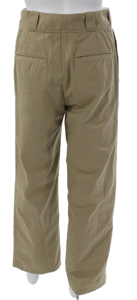 Re/Done Women Khakis Beige Polyester Zip Fly Size 25