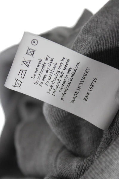 Theo Womens Straight Pencil Gray Viscose Short Skirt Size XS