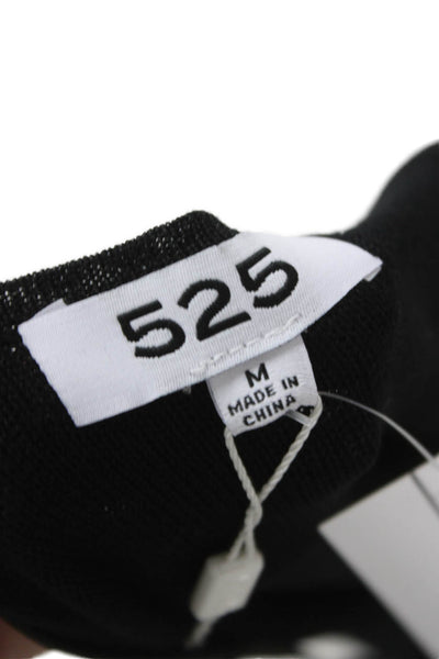 525 Womens Slip Dress Black Cowl Neck Sleeveless Short Polyester Size M