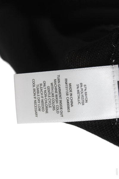 525 Womens Slip Dress Black Cowl Neck Sleeveless Short Polyester Size M
