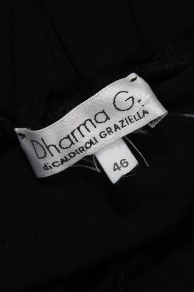 Dharma G di Caldiroli Graziella Women Dress Pants Black Size 46