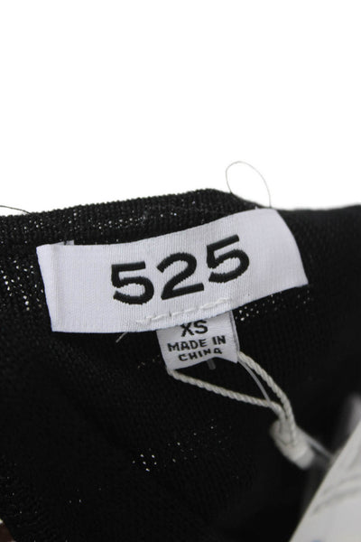 525 Women Slip Dress Black Cowl Neck Sleeveless Short Size XS