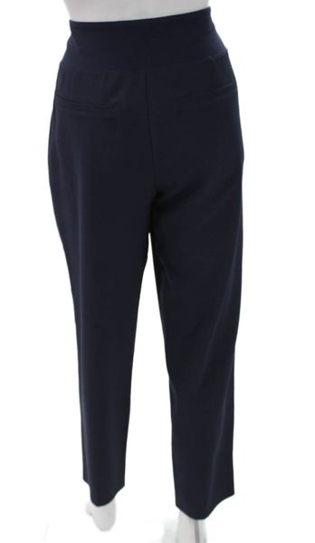 Athleta Womens Ankle Pull On Solid Blue Polyester Pants Size 6