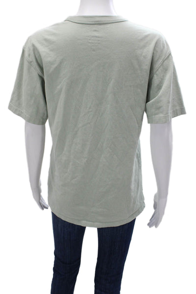 Nike Womens Basic T-Shirt Green Cotton Crew Neck Short Sleeve Size XS