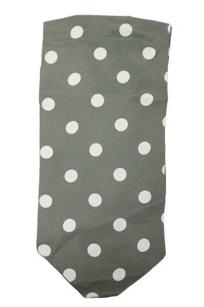 Designer Mens Polka Dot Jumbo Bow Tie Green