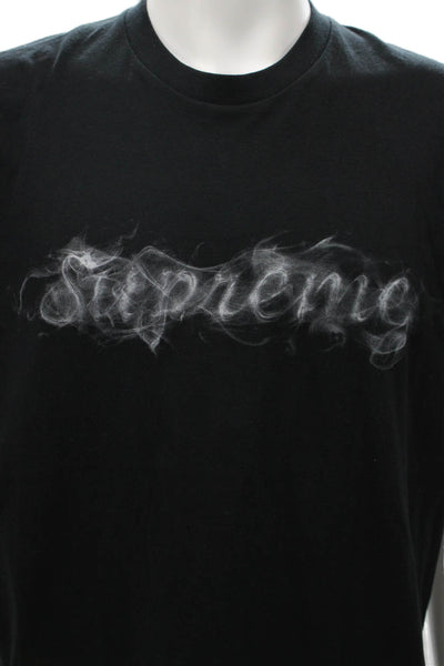 Supreme Mens T-Shirt Black Cotton Graphic Crew Neck Short Sleeve Size M