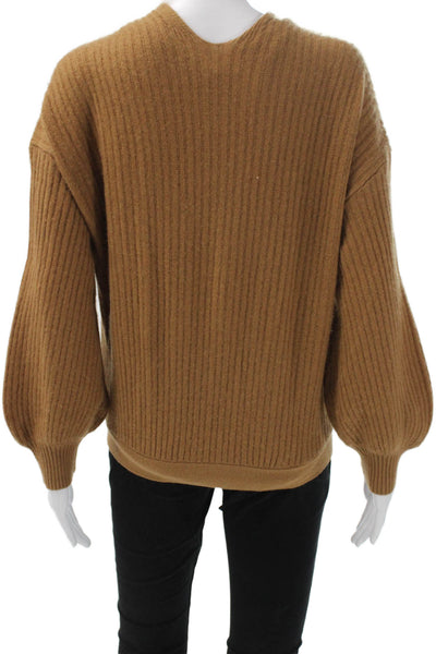 Velvet by Graham & Spencer Womens Cashmere Cardigan Brown Size S