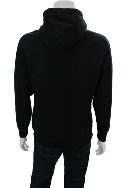 Obey Mens Pullover Hoodie Black Cotton Graphic Art Long Sleeve Size S