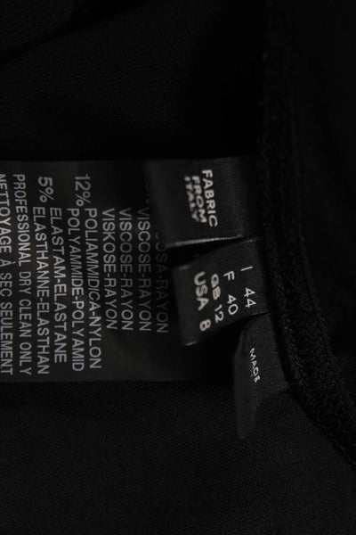 Derek Lam Womens Dress Pants Black Viscose Zip Size 30