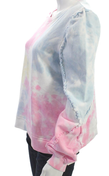 Generation Love Womens Tie-dye Pullover Sweatshirt Multicolor Size L