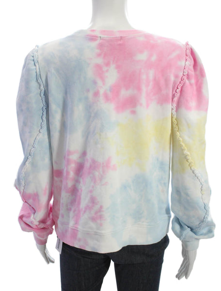 Generation Love Womens Tie-dye Pullover Sweatshirt Multicolor Size L
