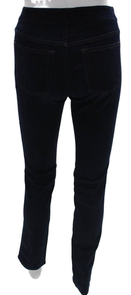 Elie Tahari Women Skinny Jeans Blue Mid Rise Cotton Blend Size 8