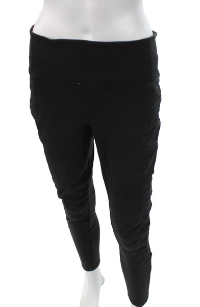 Athleta Womens Ankle Leggings Black Nylon Size M