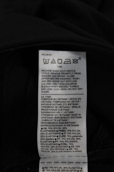 Athleta Womens Ankle Leggings Black Nylon Size M
