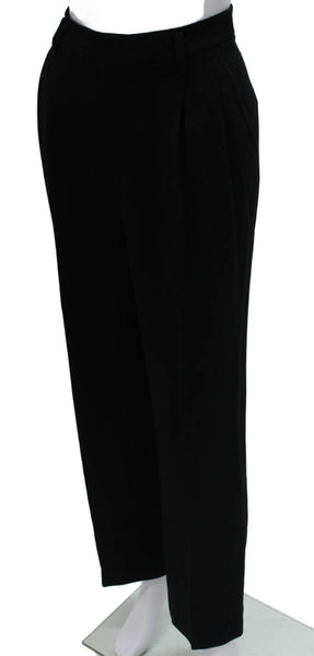 Ellen Tracy Women Dress Pants Black Triacetate Size 4 Petite
