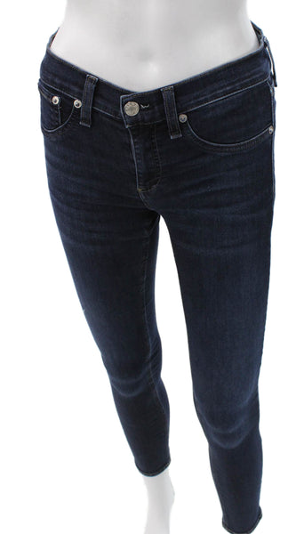 Rag & Bone Jean Womens Skinny Jeans Brown Denim Zip Size 26