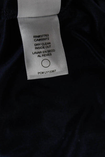 Laundry by Shelli Segal Women Maxi Dress Blue V Neck Sleeveless Size 10