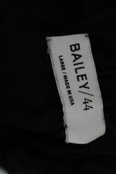 Bailey 44 Women Black Basic Halter Tank Top Size L