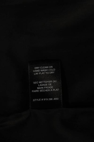 Rebecca Taylor Women Quilted Jacket Black Long Sleeve Size 6