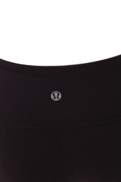 Lululemon Womens Ankle Leggings Purple Polyester Blend Pull On Size 4
