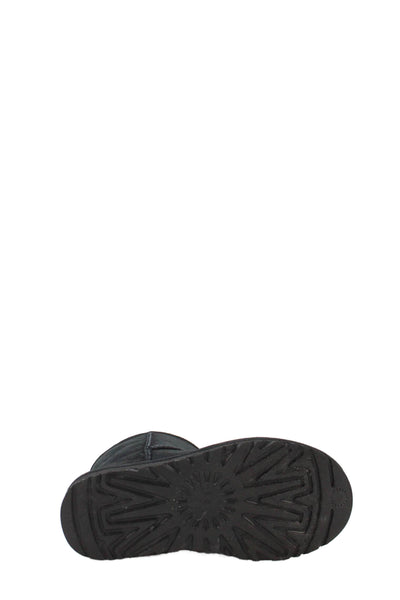Ugg Womens Sheepskin Classic Mini II Ankle Boots Black Size 5