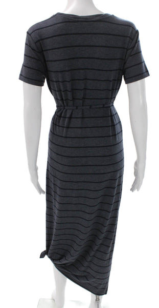 Splendid Women Sweater Dress Black Mock Neck Long Sleeve Acrylic Size XS