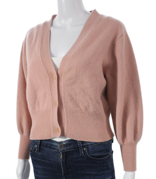 Sandro Women Sheath Cardigan Sweater White Sleeveless Boat Neck Zip Size 2