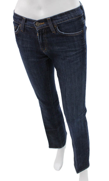 Red Engine Women Straight Jeans Blue Low Rise Cotton Blend Inseam 32 Size 26