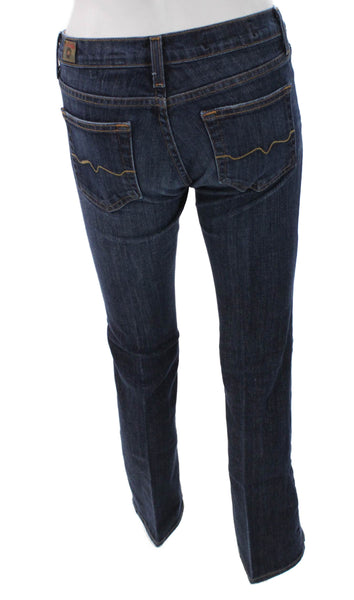 Red Engine Women Straight Jeans Blue Low Rise Cotton Blend Inseam 32 Size 26