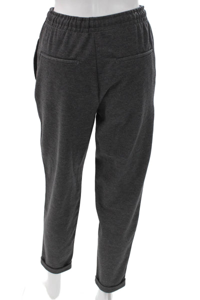 Zara Women Gray Drawstring Polyester Sweatpants Size S