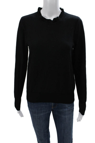 J Crew Women Long Sleeve Sweater Black Size S