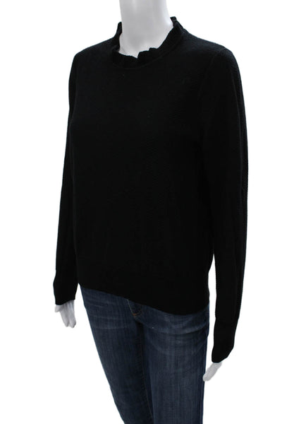 J Crew Women Long Sleeve Sweater Black Size S