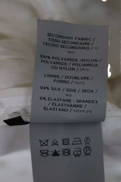 Tom Ford Women Sheath Dress White Viscose Short Sleeve Knee Length Size 38