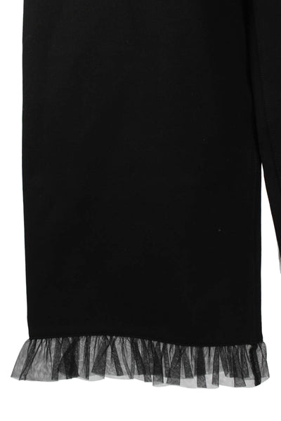 Maeve Anthropologie Womens Cropped Pants Black Viscose Zip Size 26