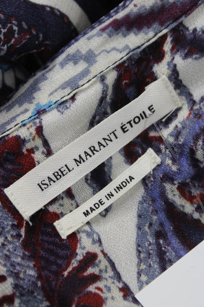 Isabel Marant Etoile Women Jumpsuit Striped Multi V-Neck Size 2