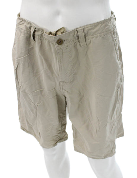 Patagonia Mens Chino Shorts Beige Nylon Size 34