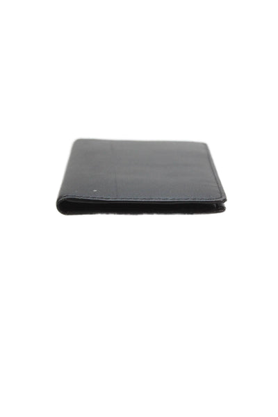 Tardini Womens Leather Classic Card Compartment Wallet Black