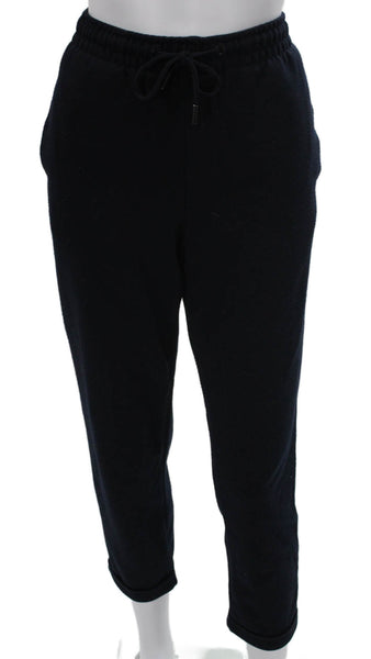 Zara Womens Blue Polyester Drawstring Sweatpants Solid Size S
