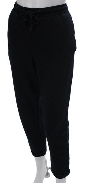 Zara Womens Blue Polyester Drawstring Sweatpants Solid Size S