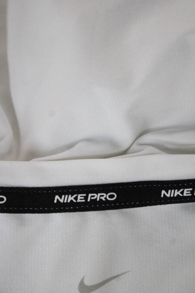 Nike Mens Basic White Crew Neck Short Sleeve Polyester T-Shirt Size L