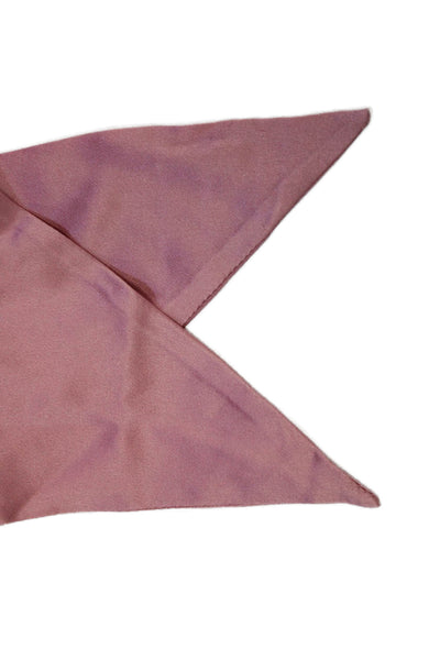 J Crew Womens Skinny Width Silk Scarf Pink 72"x5"