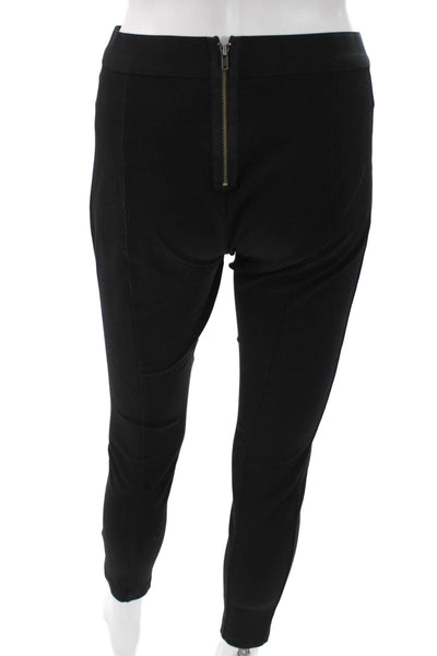 J Crew Womens Ankle Leggings Black Viscose Solid Petite Size 4P