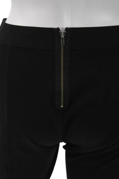 J Crew Womens Ankle Leggings Black Viscose Solid Petite Size 4P