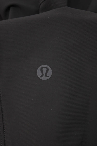 Lululemon Women Track Pants Black Nylon Blend Pull On Solid Size L