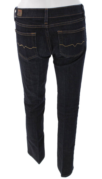 Red Engine Women Straight Jeans Blue Low Rise Cotton Size 26