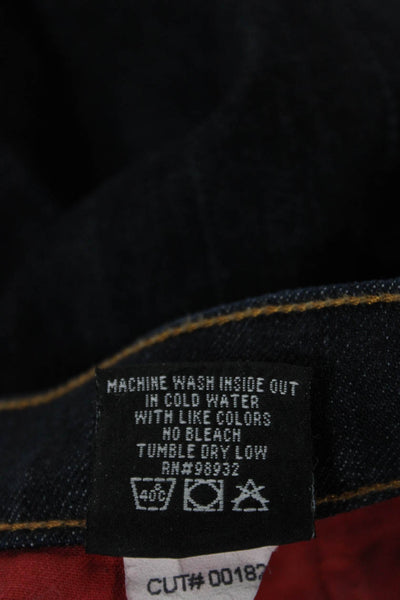 Red Engine Women Straight Jeans Blue Low Rise Cotton Size 26