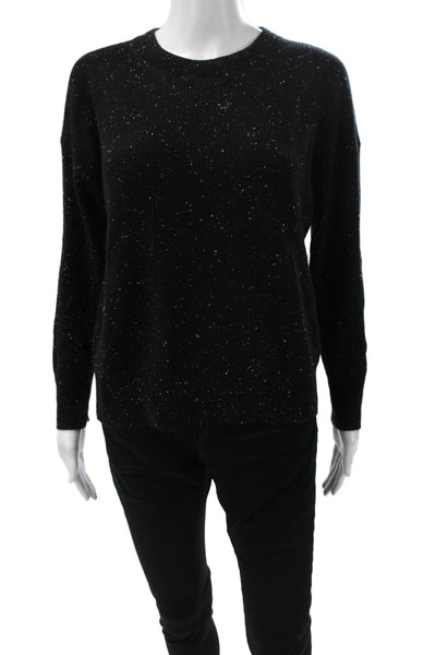 Madewell Women Brown Merino Wool Boat Neck Long Sleeve Pullover Sweater Size XS